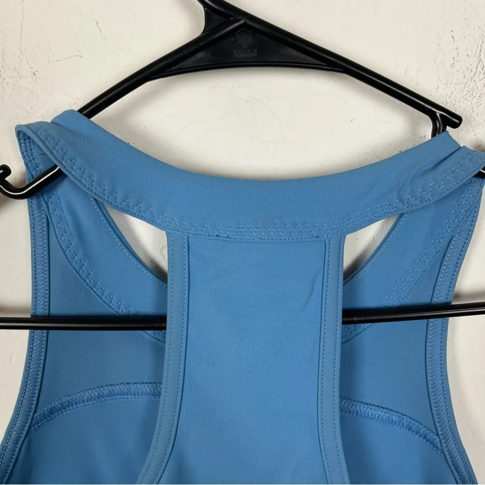 Adidas x Stella McCartney Blue Racerback Sports Bra Size XS - Image 6