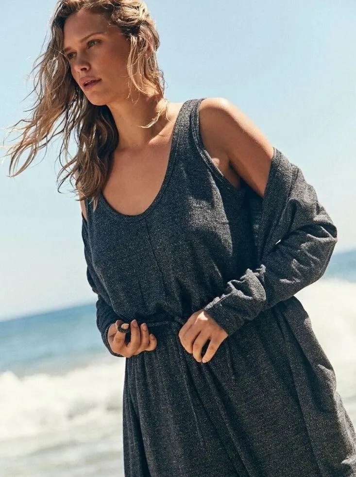 Free People Beach Bicoastal Set Jumpsuit and Cardigan Duster Size S - Image 3