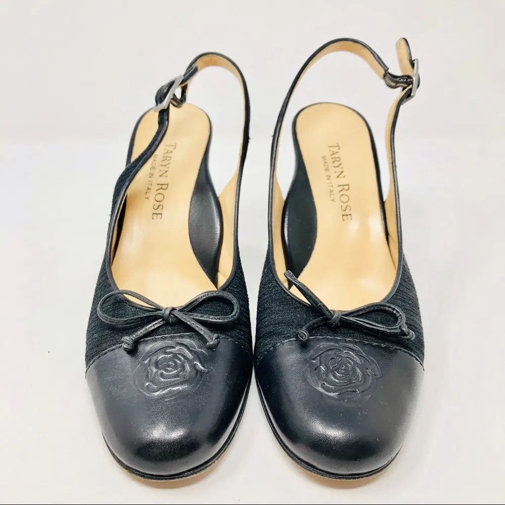 TARYN ROSE sling backs, size 38.5 - Image 3