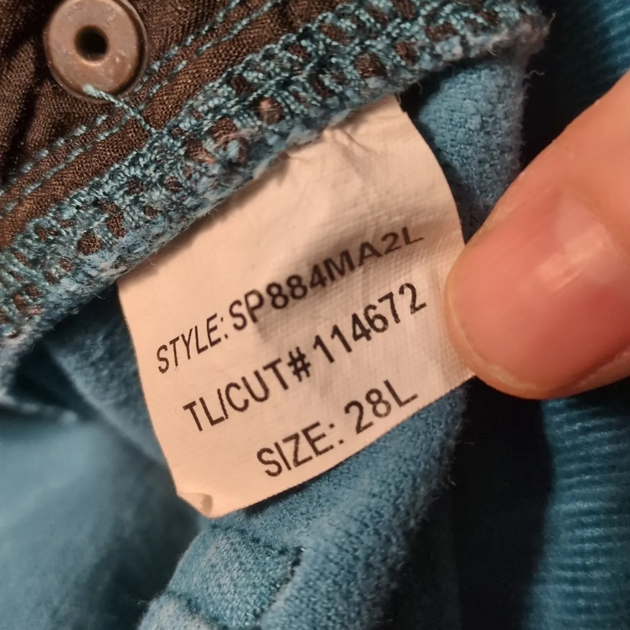 Edyson Hampton Skinny Corduroy Jeans Size 28L - Image 5