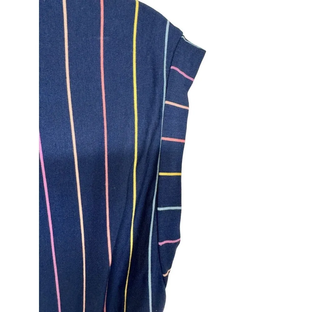 Marine Layer Roxanne Striped Sleeveless Dress Organic Cotton Women’s Medium - Image 5