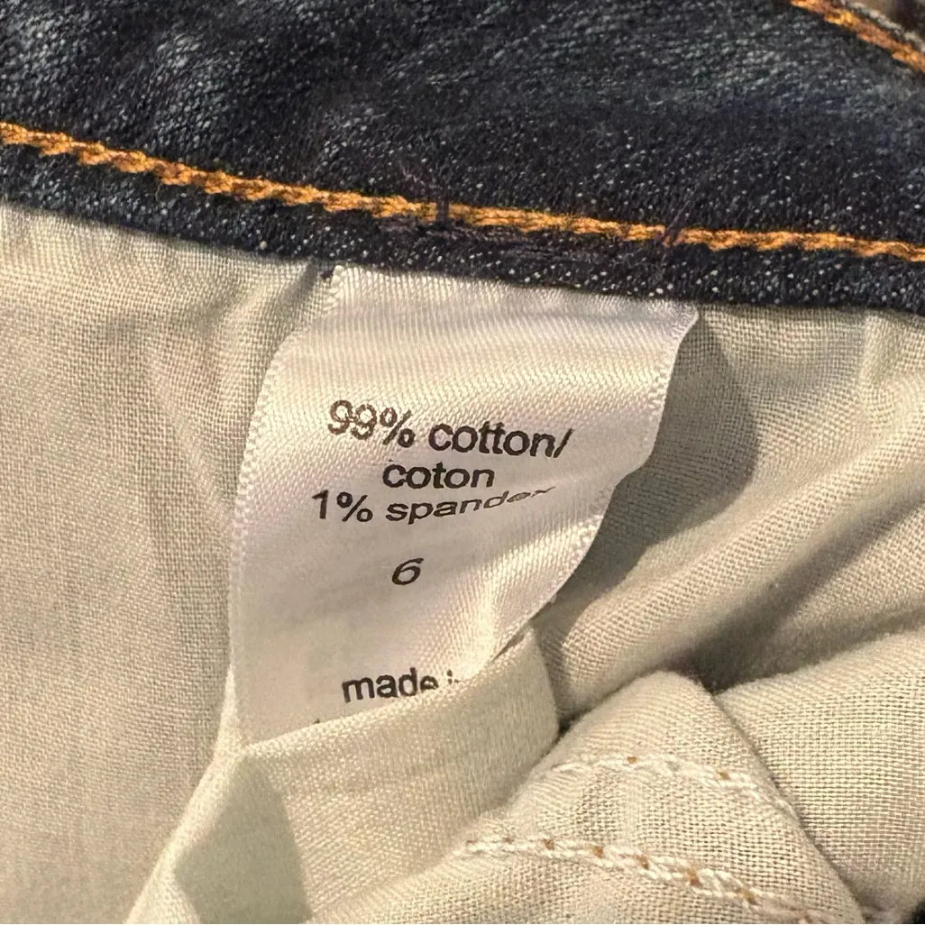 Maurice's  Mis Rise‎ Multi Button Jean Shorts Size 6 - Image 6