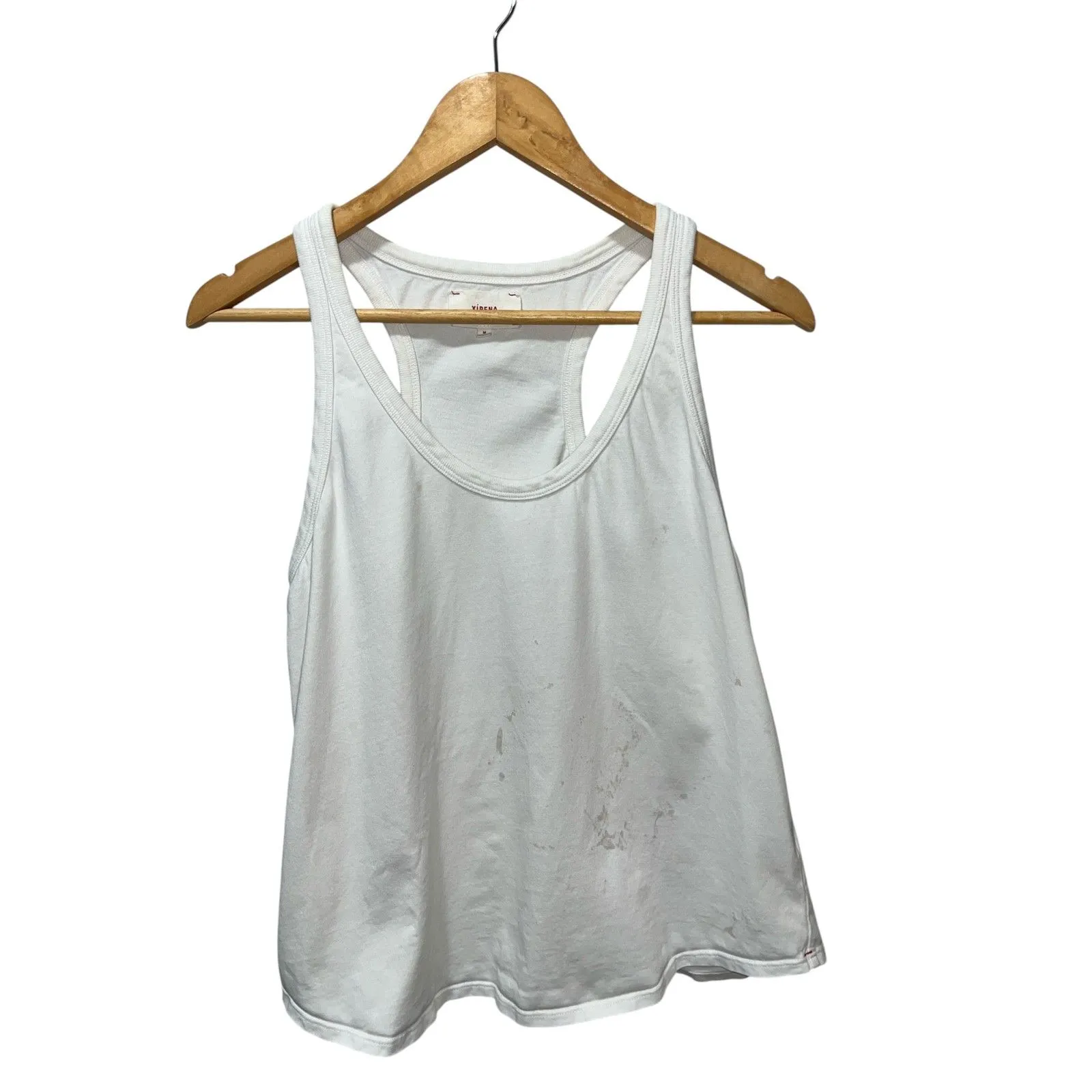 Xirena White Jett Tank Top Size Medium Cotton Basic Wear Ultra - Image 3