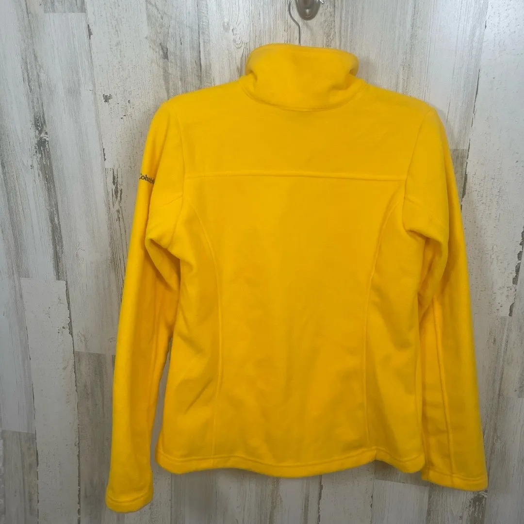 Columbia LSU Tigers Fleece Full Zip Jacket size S Yellow Purple - Image 2