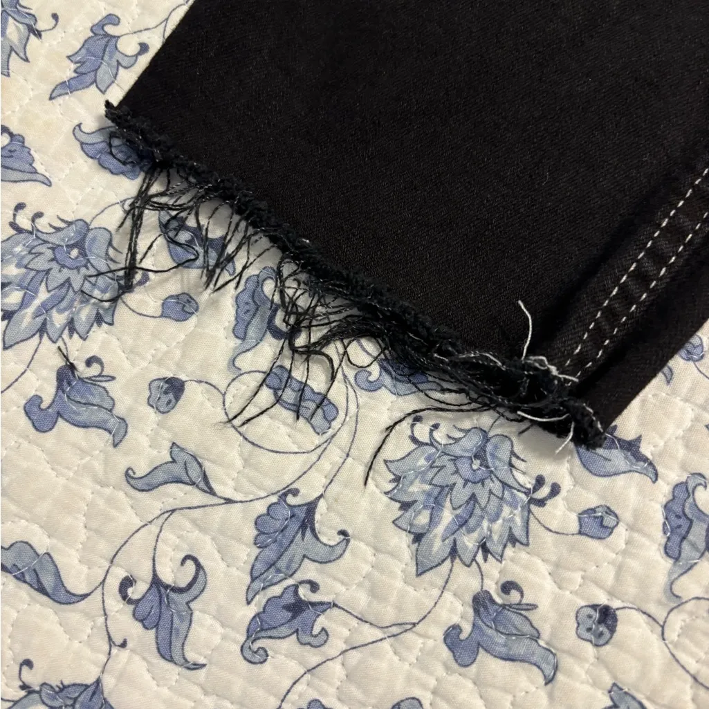 Hollister Black Jeans street wear ultra High rise size 5 R Juniors - Image 3