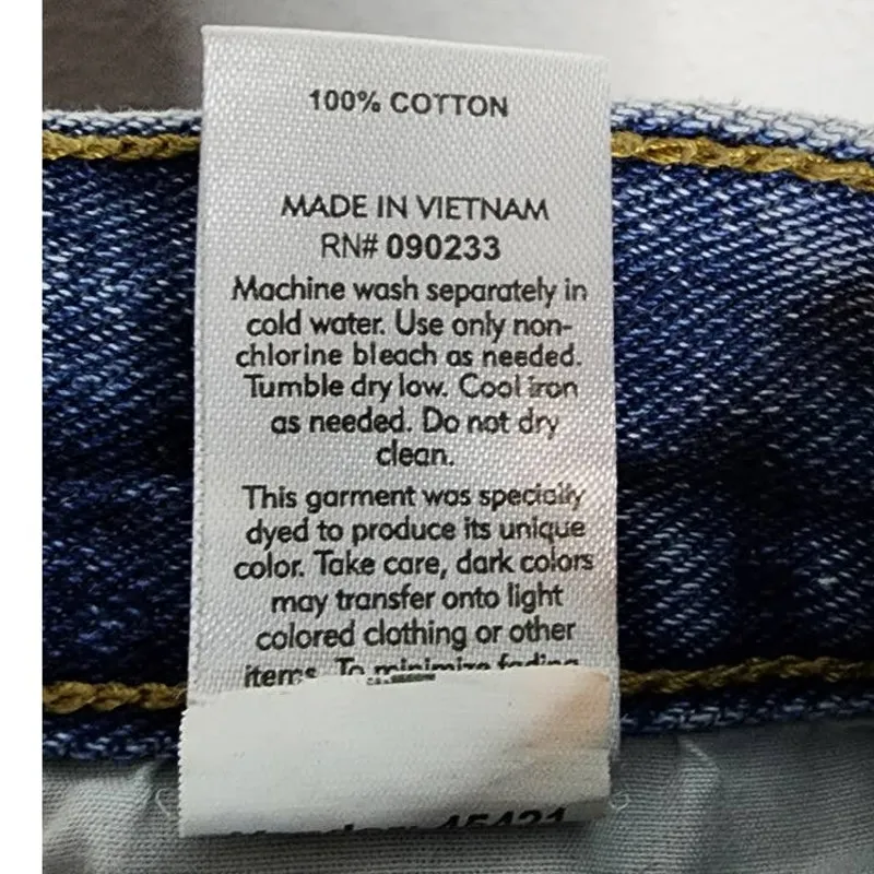 PacSun High Waisted Bleach Splatter Straight Leg Jeans Size 25 - Image 8