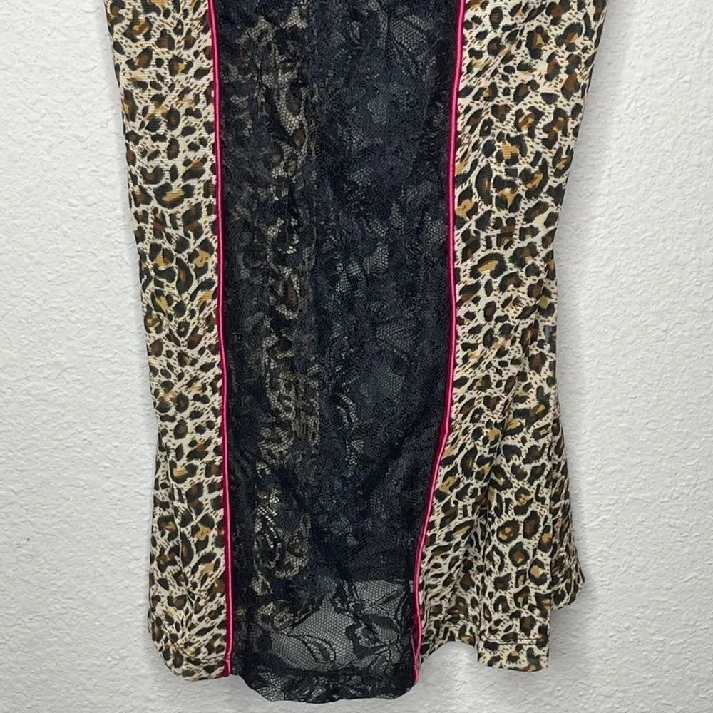 Designer Animal Print Negligee‎ Tan - Image 3