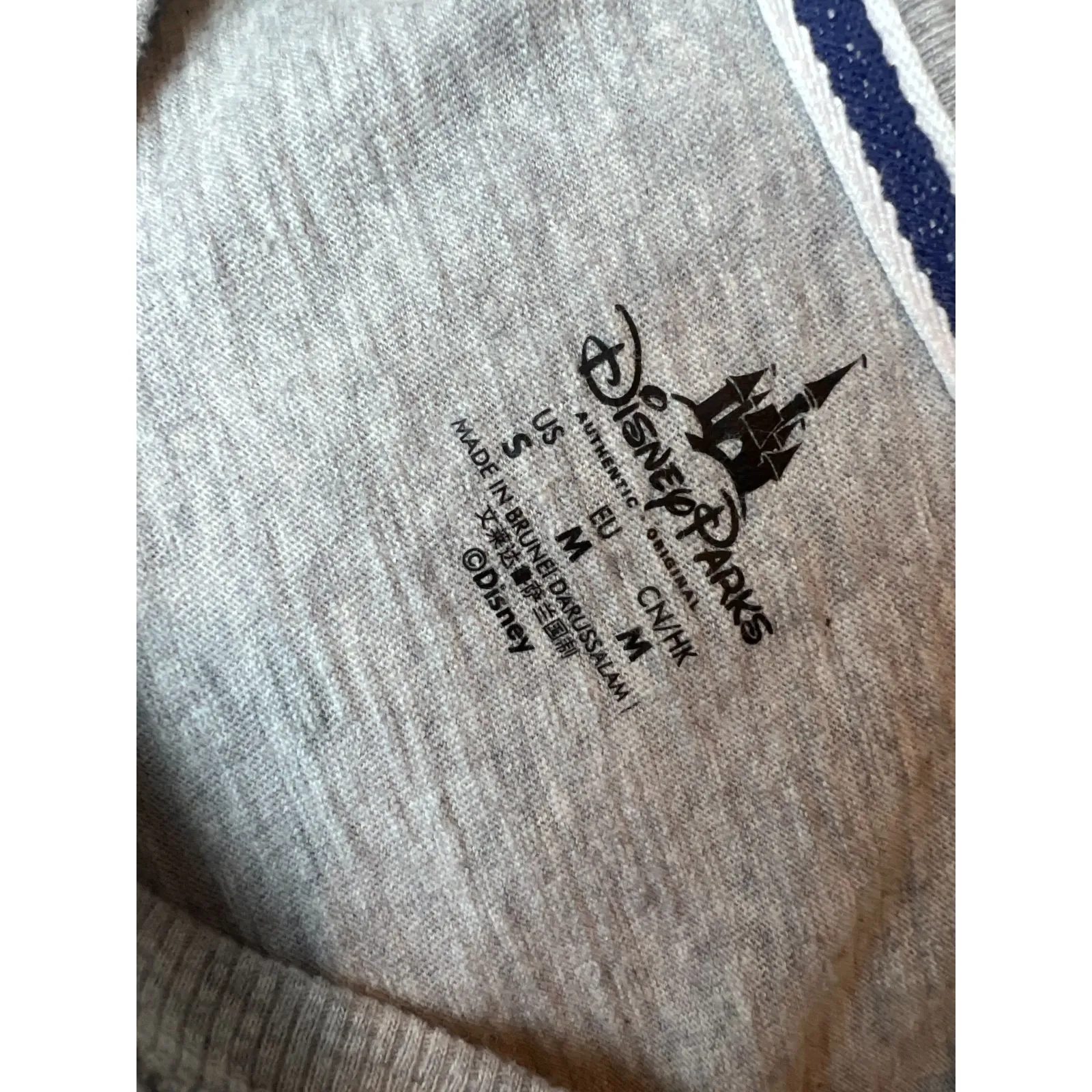 Disney Parks Baseball Shirt Raglan Sleeve‎ size Small Womens Jersey Preppy Top - Image 2