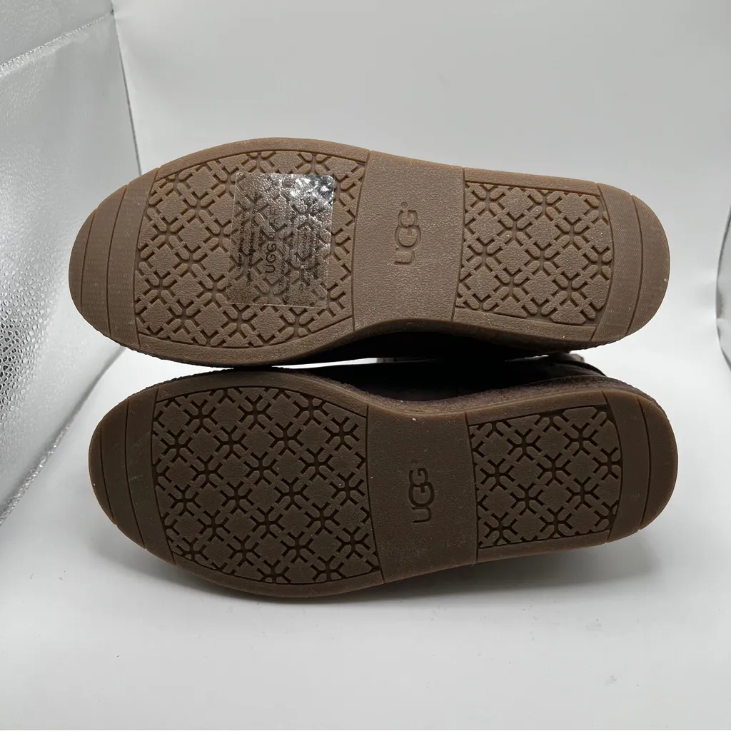 NWOB UGG Camren Leather Side Zip Boot size 5 winter snow boots brown - Image 10