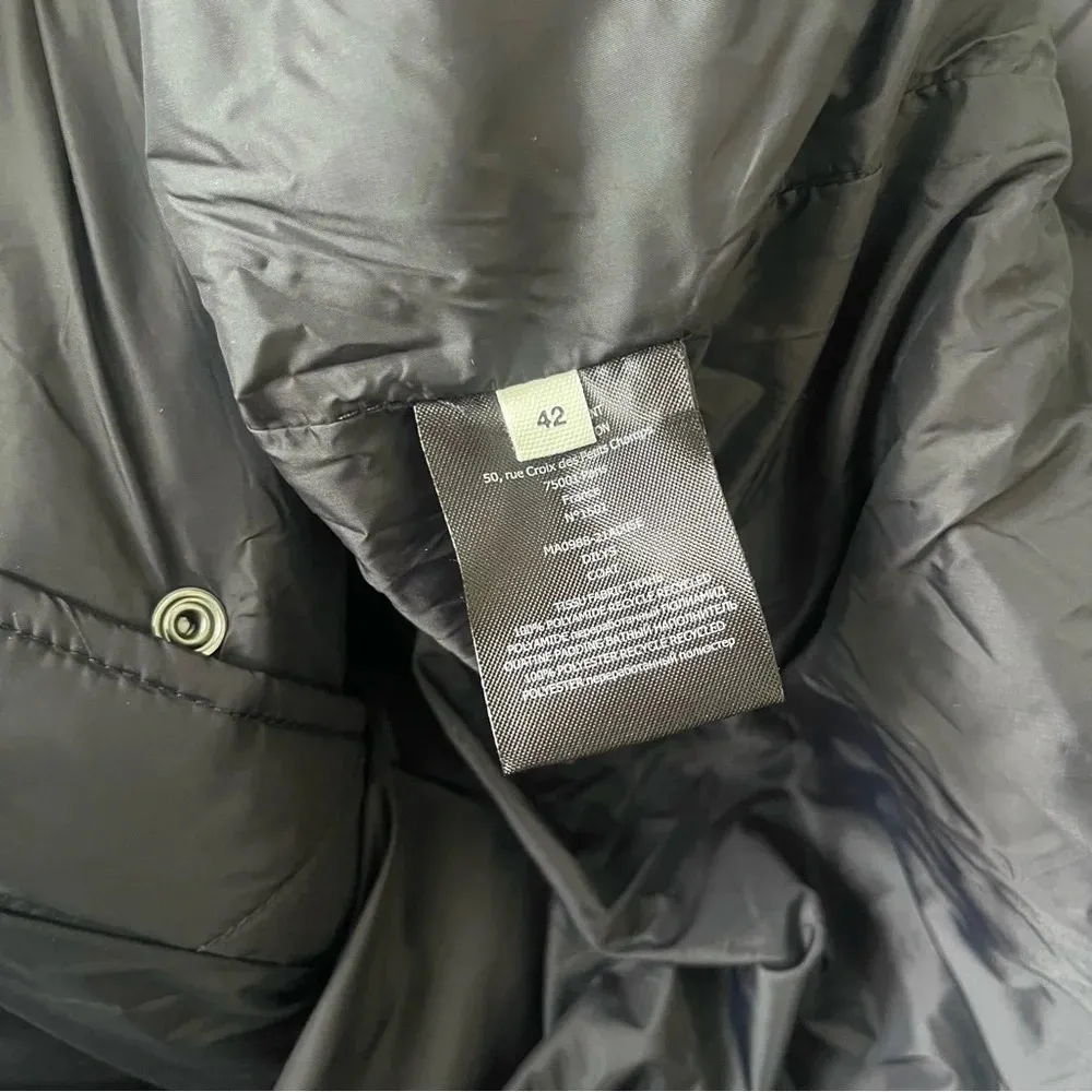 NWT Isabel Marant Etoile Black Dilys Puffer Jacket Size 42 - Image 7