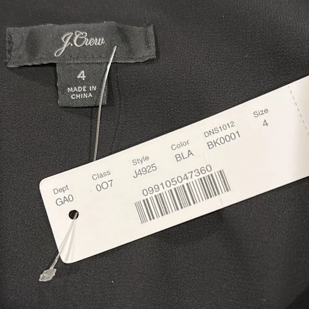 JCREW BLACK VELVET SPECIAL OCCASION BOXY LINED TANK TOP 4 - Image 5