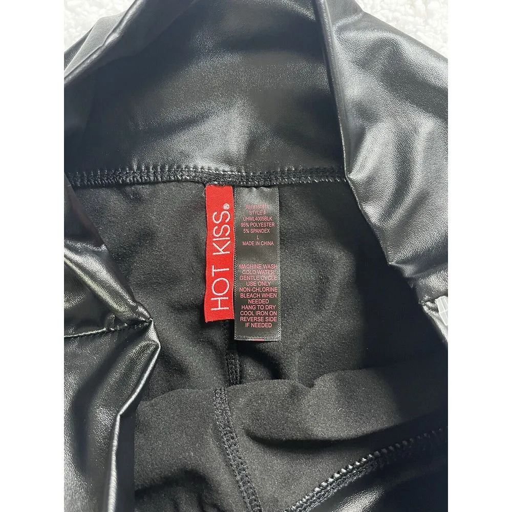 HOT KISS Pants Women's Black Size L Skinny‎ Medium Rise Bottom - Image 3