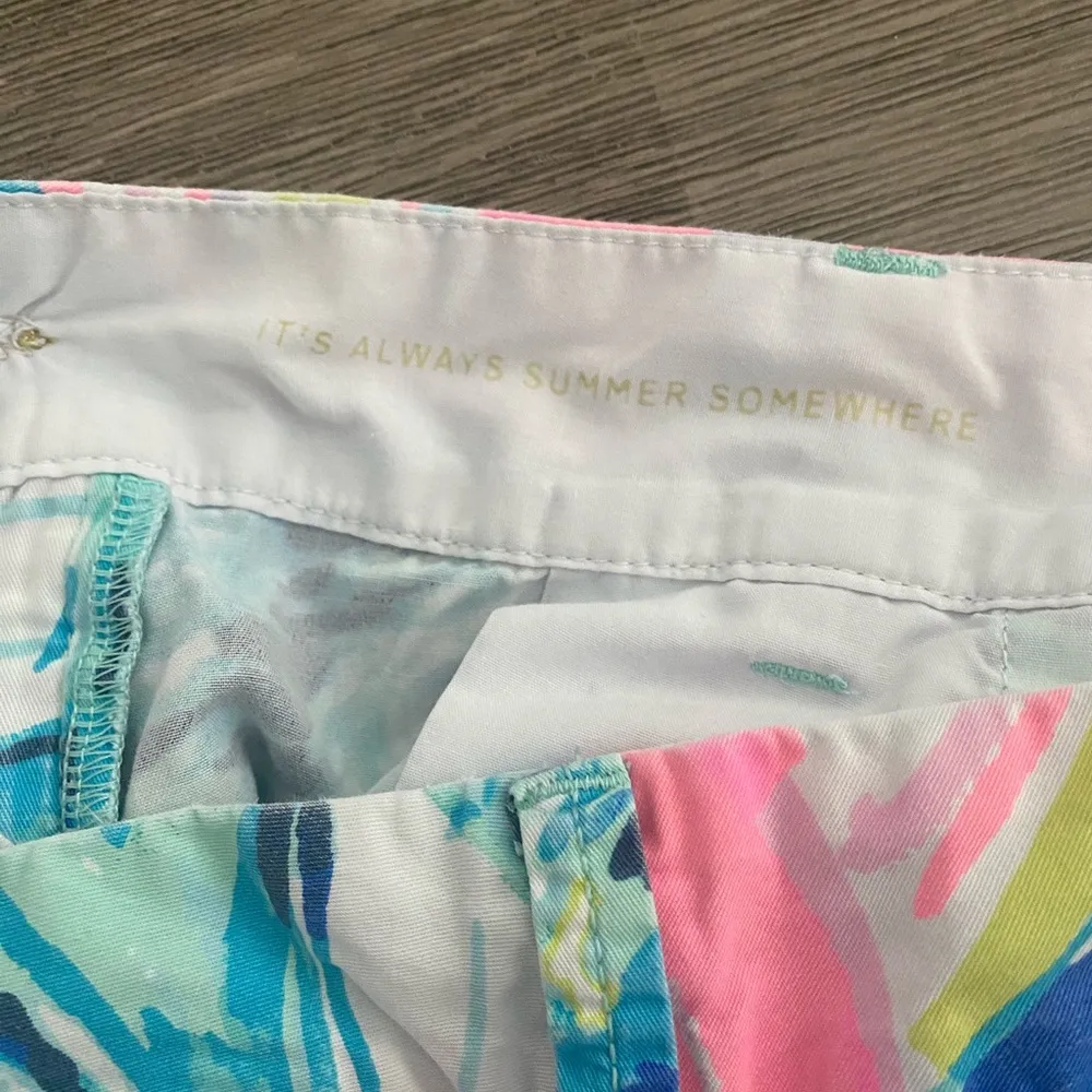 Lilly Pulitzer Size 4 Callahan Shorts Tropical Beachy Vacation Preppy Casual - Image 6