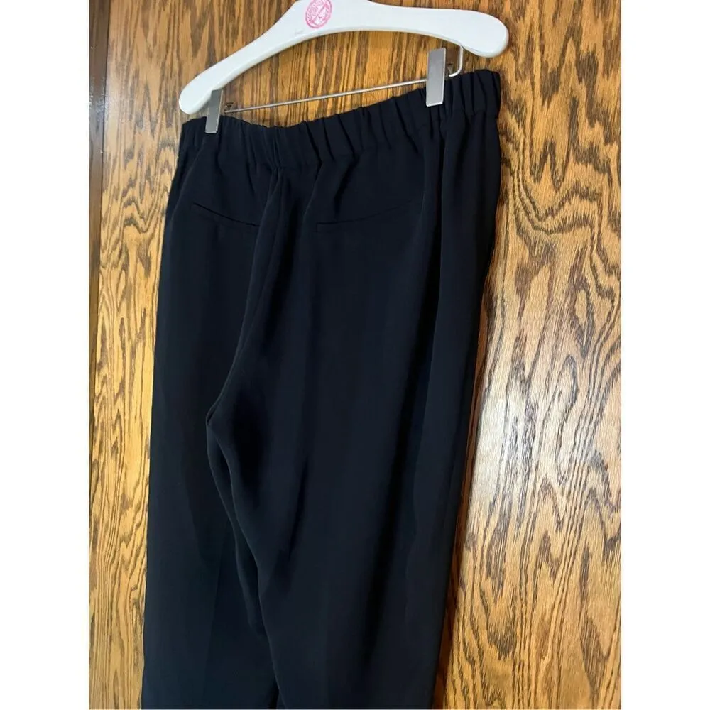 J. Crew Black Dress Pants Woman’s Size 12 100% Polyester - Image 10