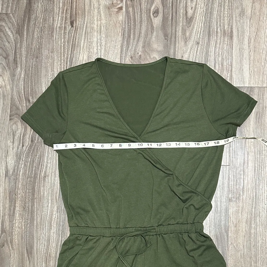 Elegant Olive Women's Jumpsuit Green Size M - Image 2