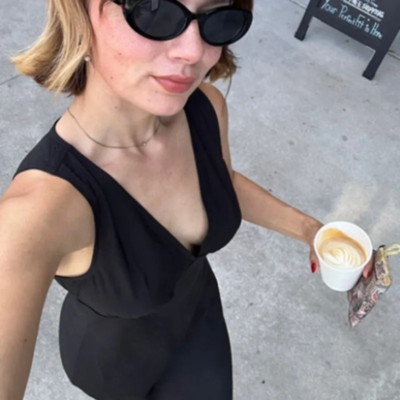 NWT Madewell Marina Slip Midi Dress in Black Sz 4 NP104 - Image 12