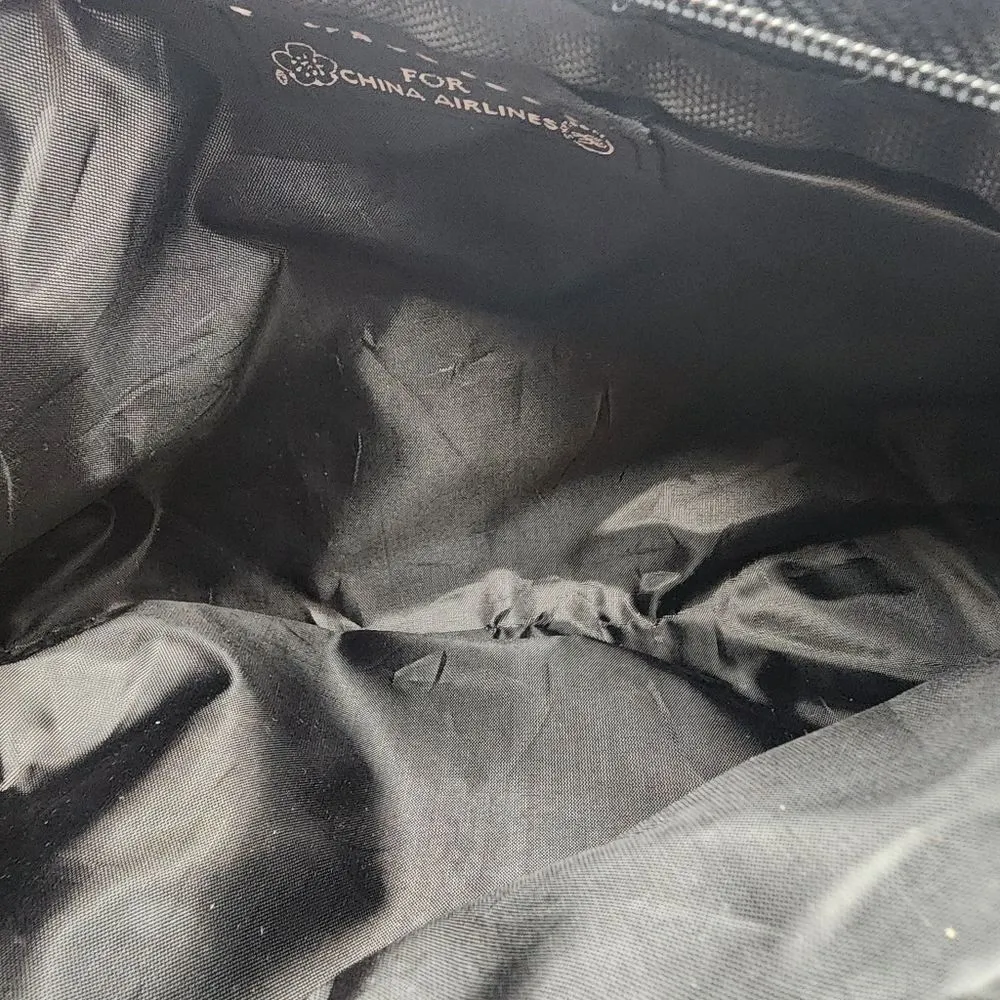 Lanvin Parfums Black Cosmetic Travel Bag Black - Image 4