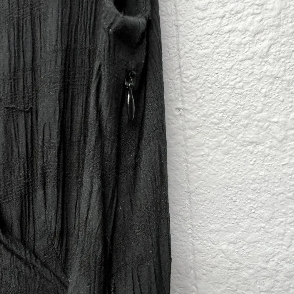 Studio B Gauzy Faux Wrap Maxi Dress Womens Large Beachy Coastal Garden Party - Image 7