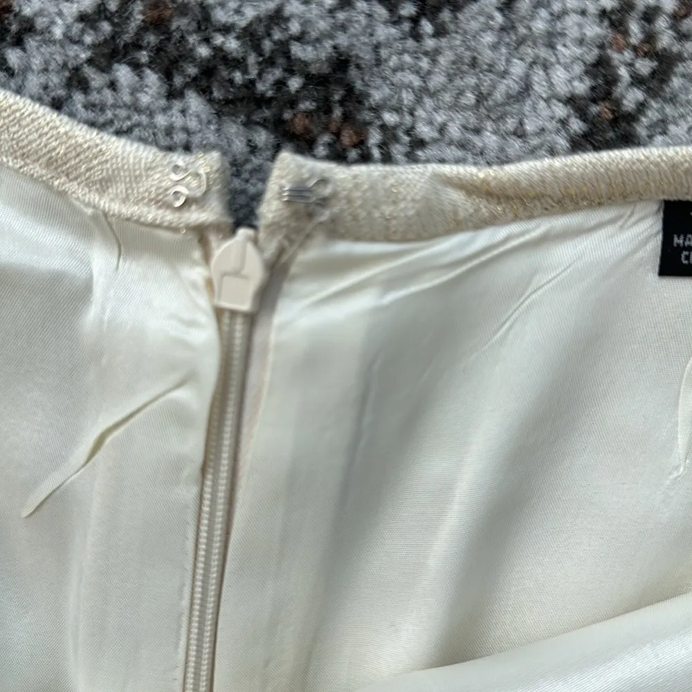 Vintage Le Suit Blazer Skirt Set Cream 16 - Image 12