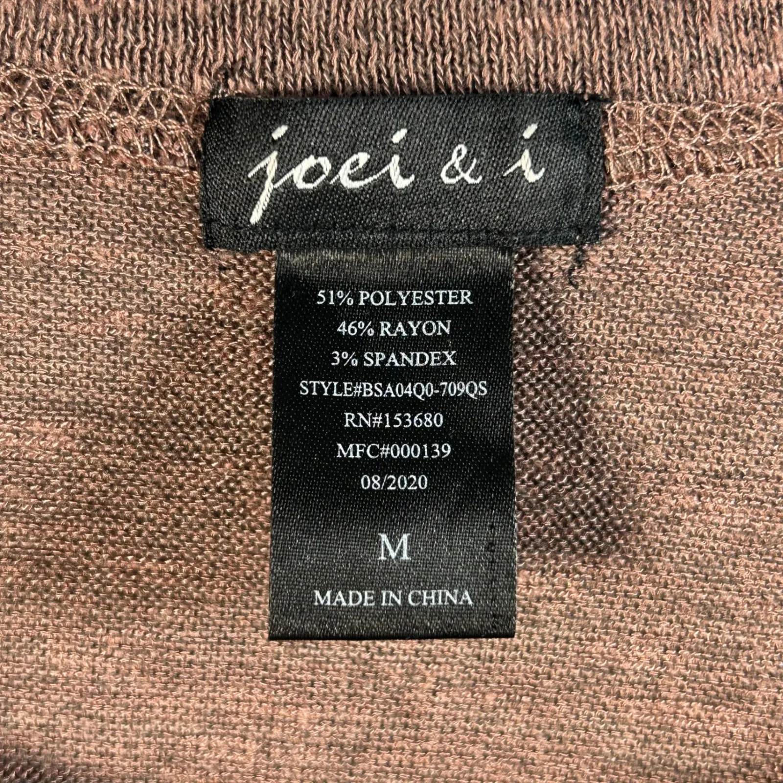 Joci & I Women's Brown Graphic Sweatshirt Psalm 136 His Love Never Fails Size M Size M - Image 4