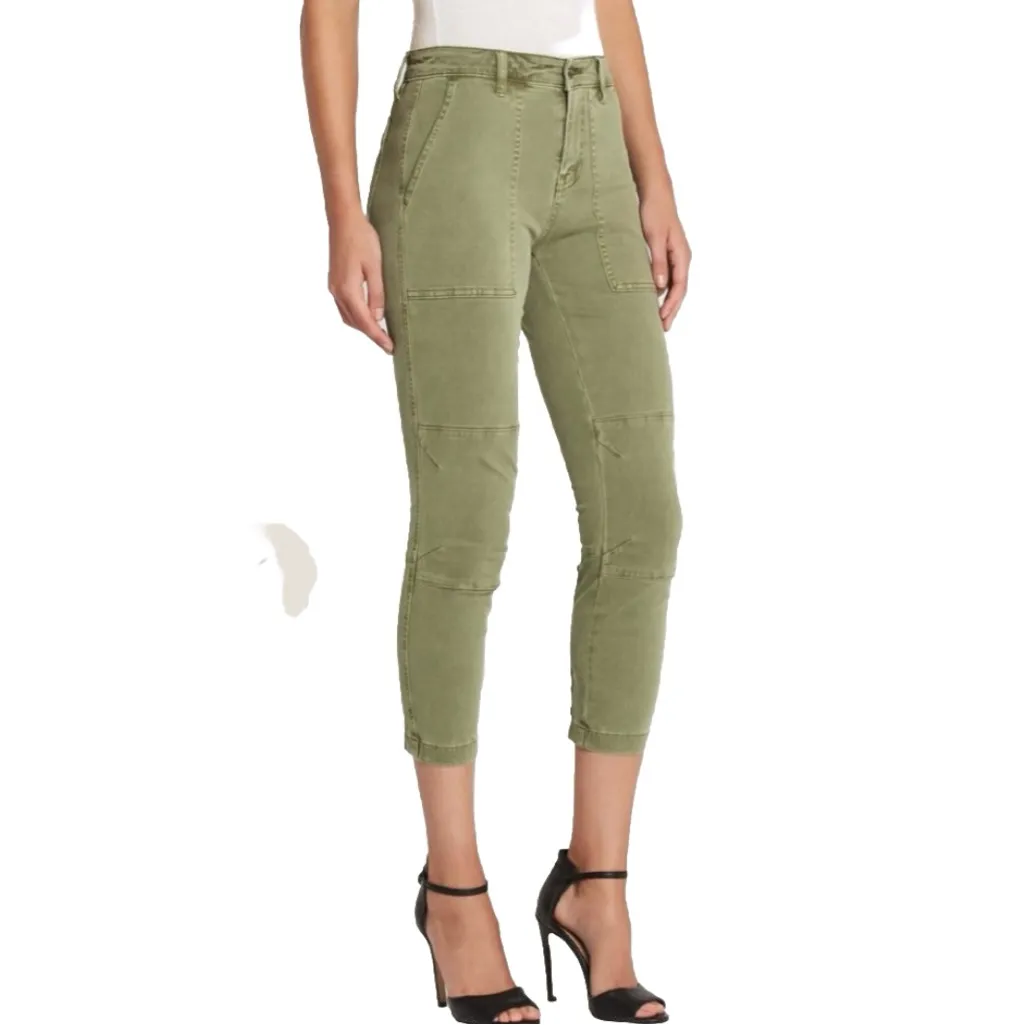 Current Elliott The Weslan Skinny Pants Women’s Army Green Size 32 - Image 3