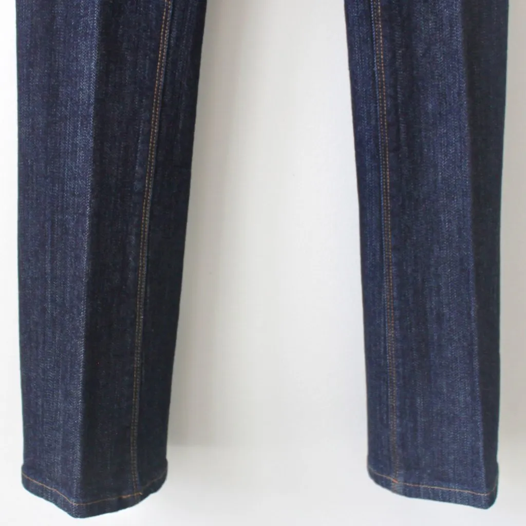 The Limited Denim Dark Blue Heavyweight Denim Bootcut Fitted Jeans Pants 0 - Image 5