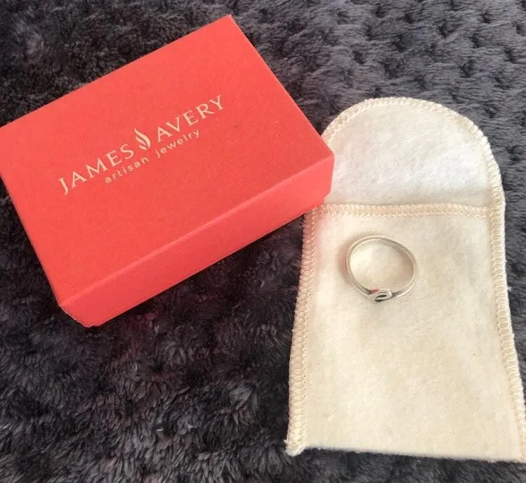 James Avery E letter ring - Image 2