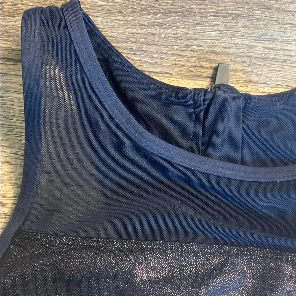 ZYIA Activewear Blue Twilight All Star One More Rep Padded Sports Bra Sz Medium - Image 9