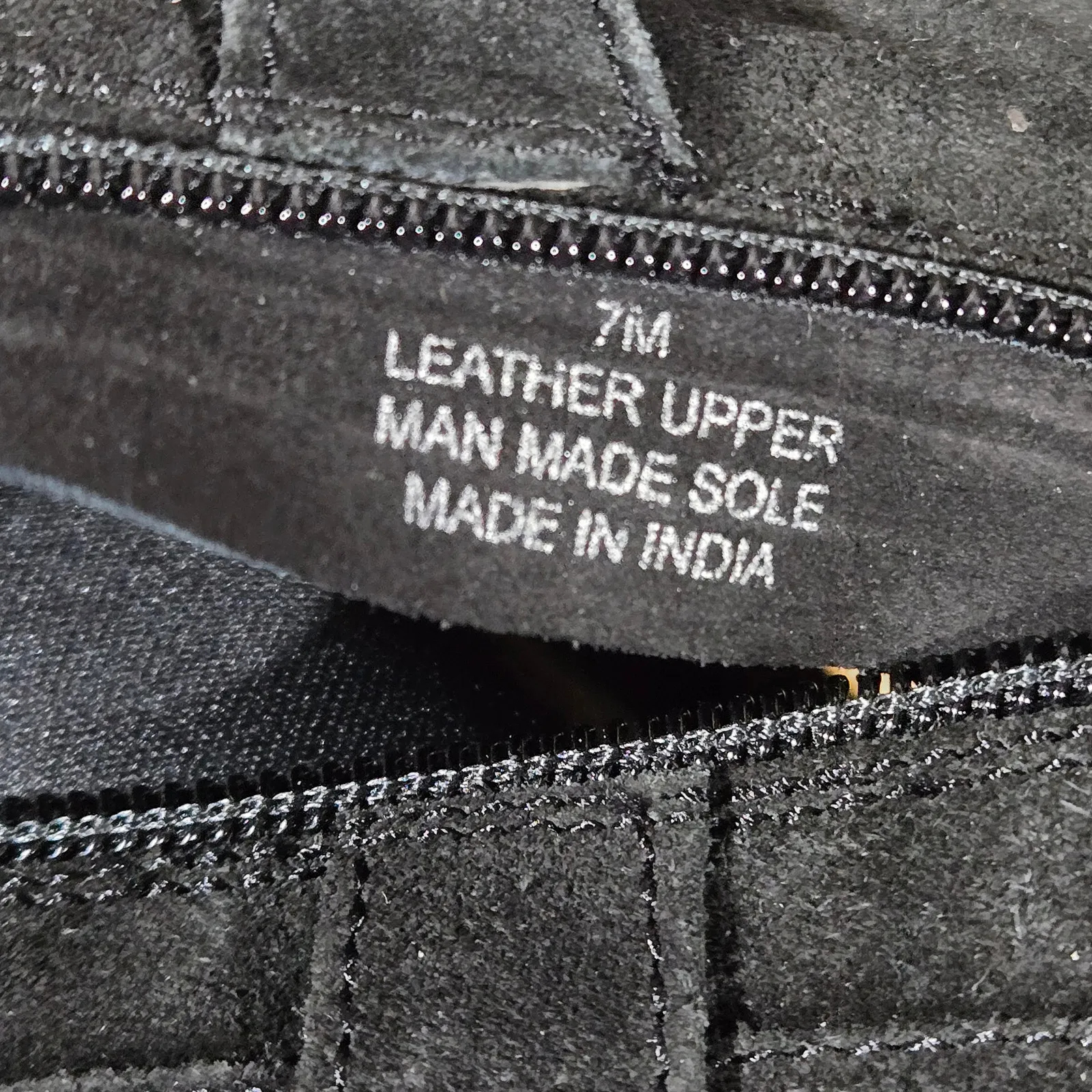 Diba Suede Leather Buckle Zip Stacked Block Heeled Bootie Black 7 NIB‎ - Image 9