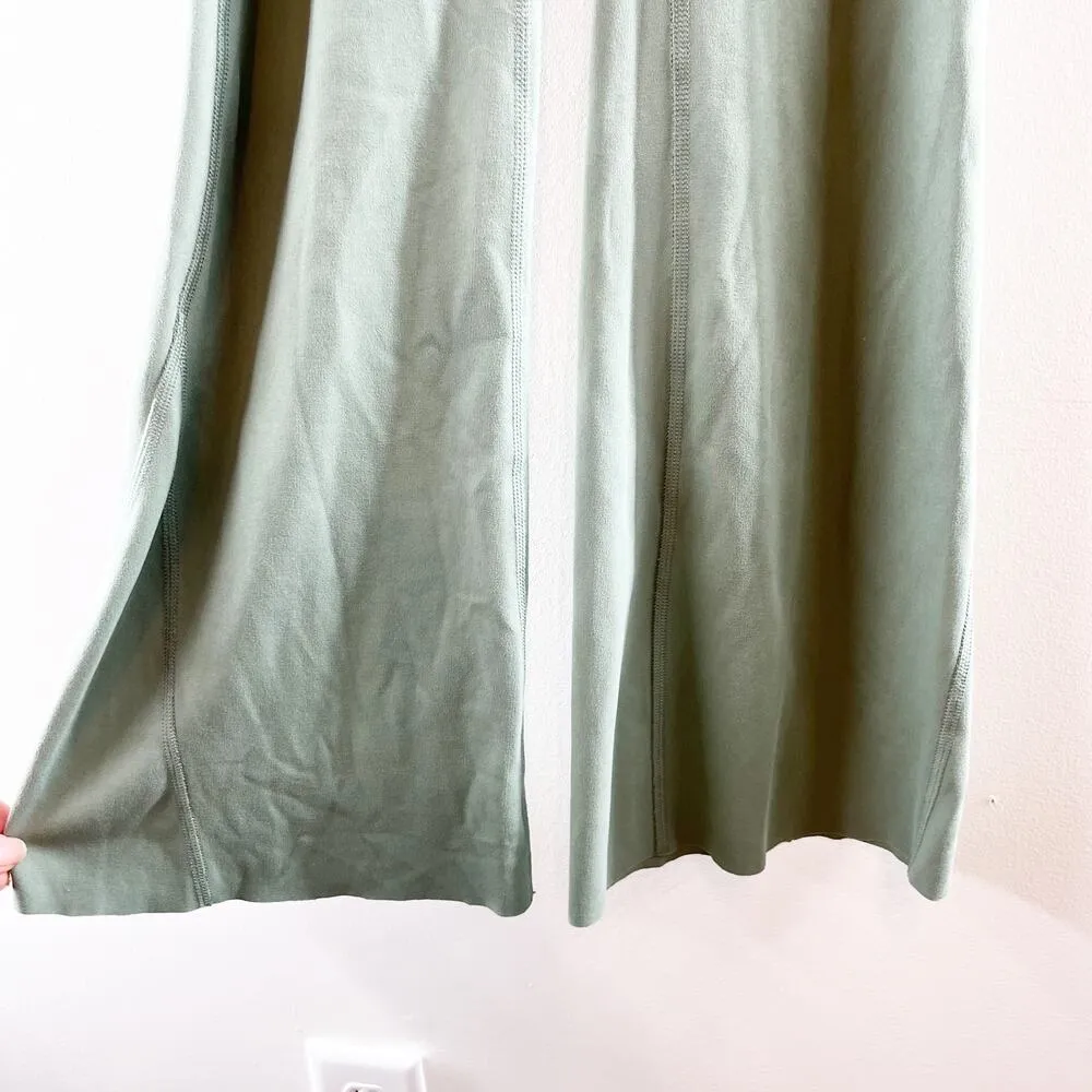 Gilly Hicks Hollister High Rise Flare Pants Leggings Light Green XXS - Image 5