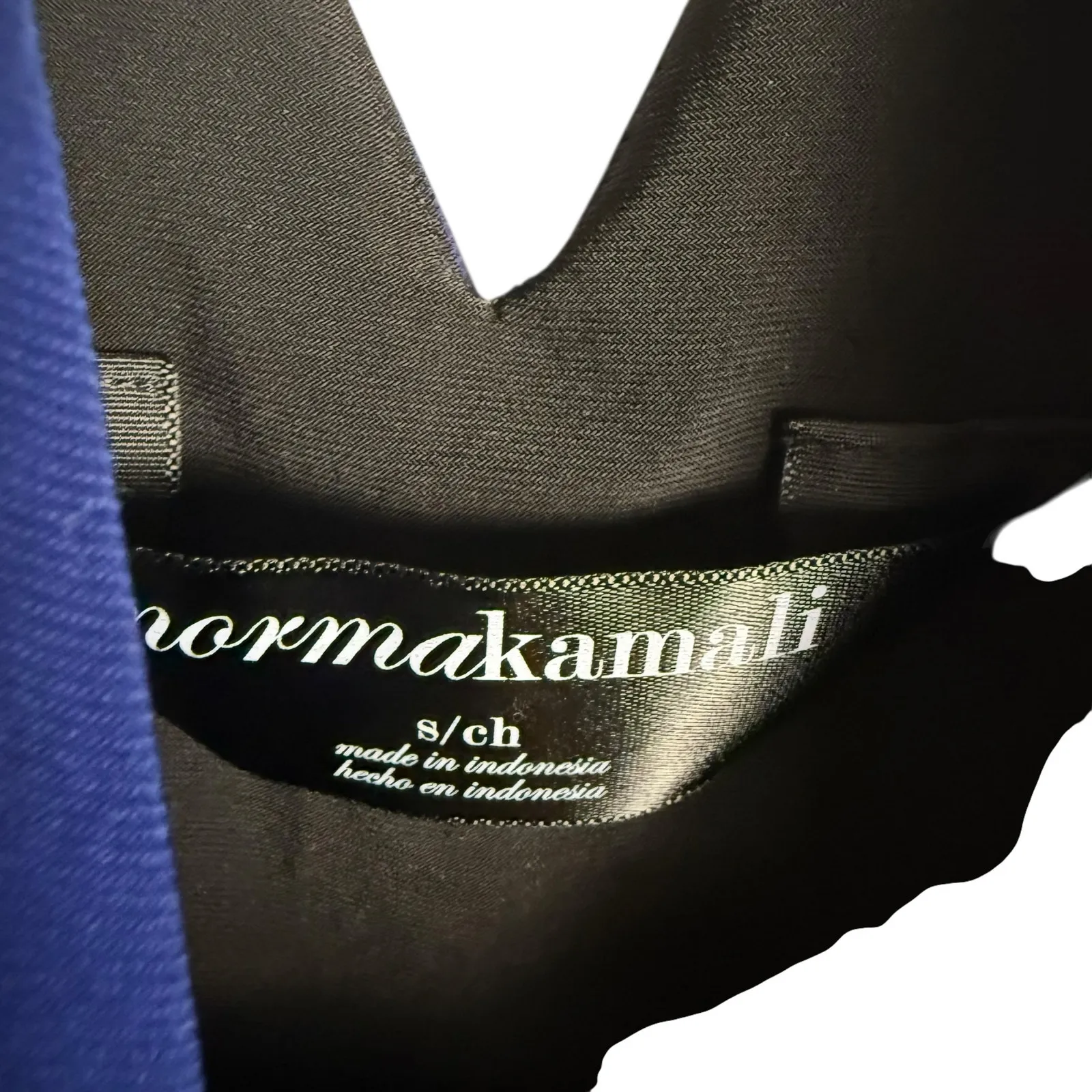 Norma Kamali Ever Last Electric Blue Cut Out Long Sleeve Cocktail Mini Dress S - Image 7