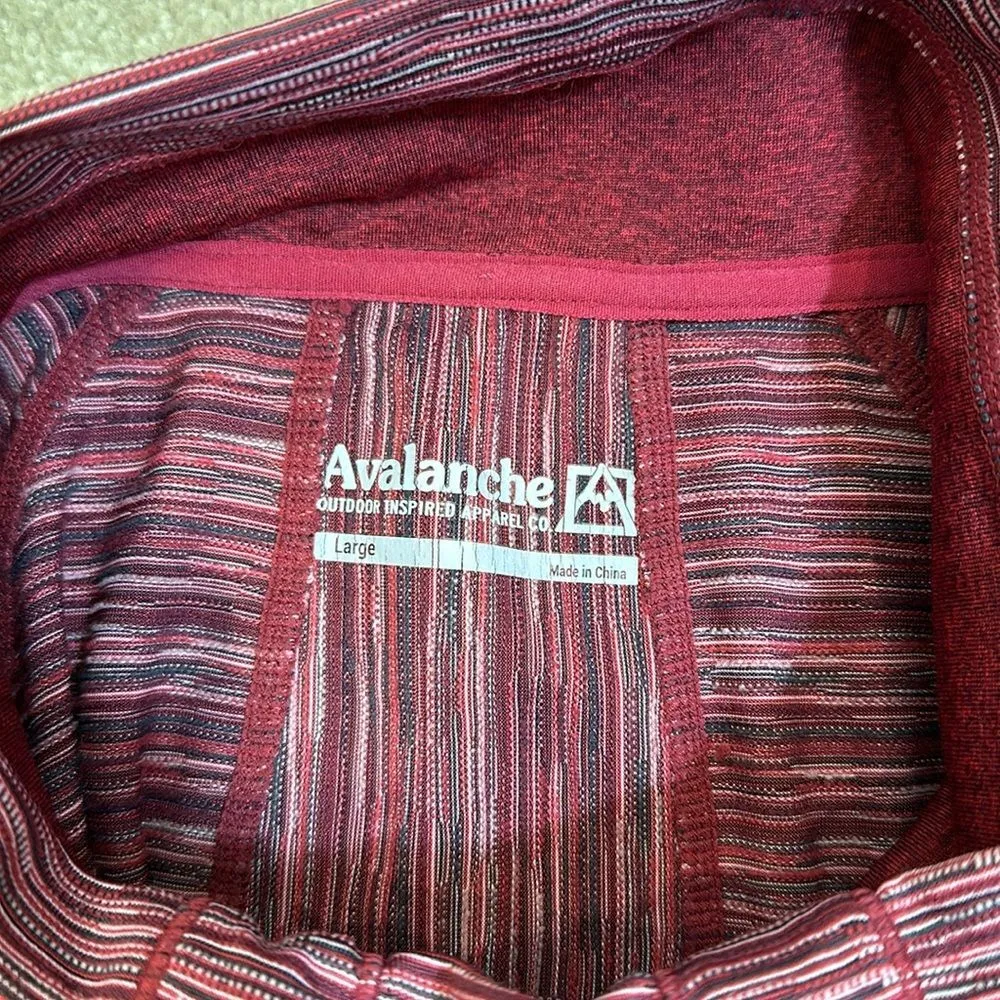 Avalanche PullOver Thumbhole Cowl Neck Drawstring Sweater Base Layer Women Large - Image 5