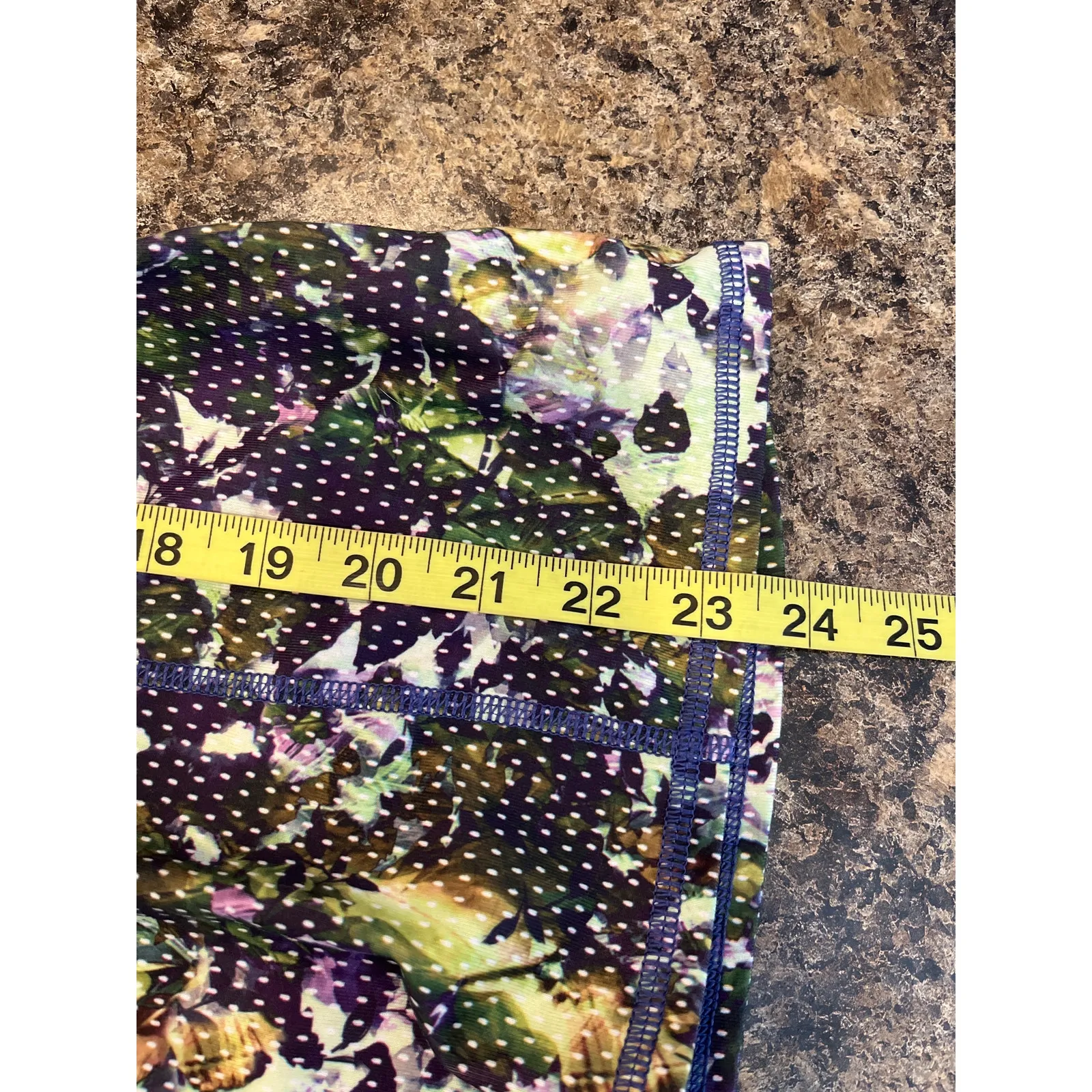 Lululemon Dancing Warrior Tank Floral Sport Multicolor Pistachio Size‎ 4 - Image 9