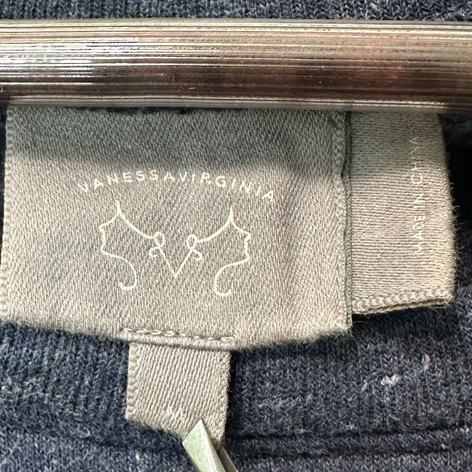 Anthropologie Vanessa Virginia Blue Lace Back Top Women S Romantic Whimsical - Image 5