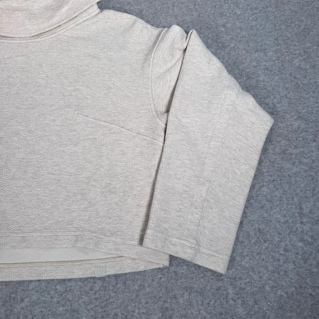 Lululemon Women's XS/S Ribbed Boxy Turtleneck Sweatshirt Cozy Cropped Size 12 - Image 2