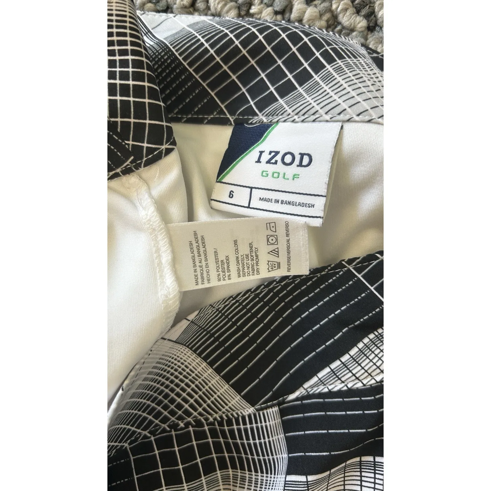 Izod Golf Ladies Sz 6 NWOT Golf Skort Zipper Pockets Golf Balls Tees Pickle Ball - Image 6