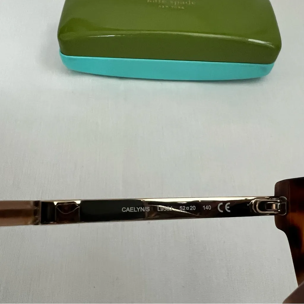 Kate Spade Women's Sunglasses Caelyn Nude Havana Honey Frame CAELYN/S L930J - Image 8