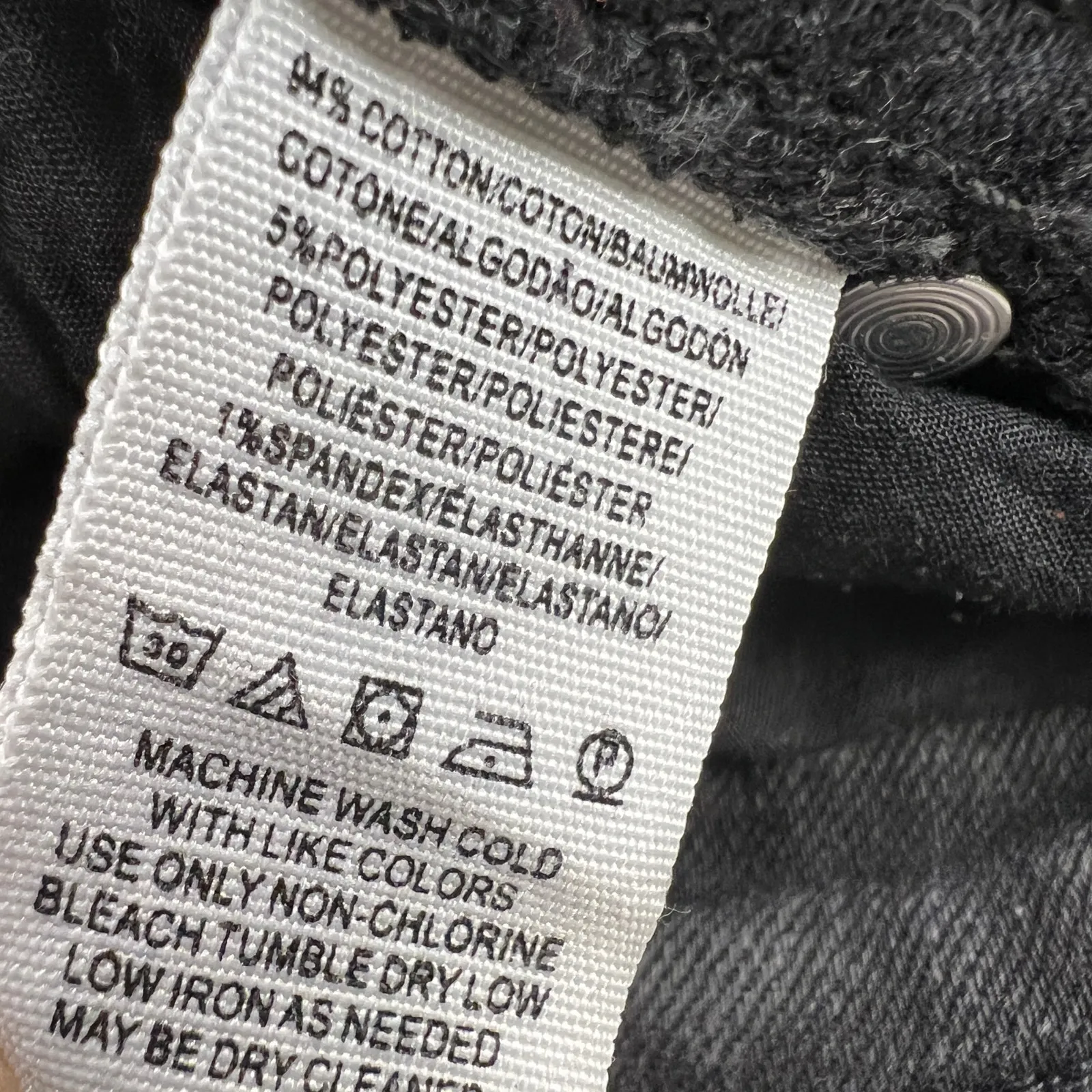 Free People Burnished Silver Studded Black Wash Skinny Distressed Jeans Size 27 - Image 12