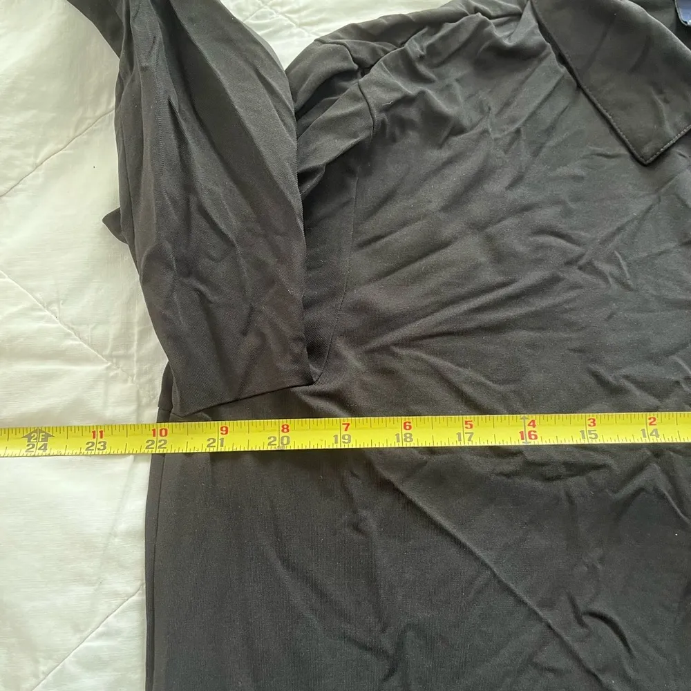 Black button up Lands End shirt - Image 6