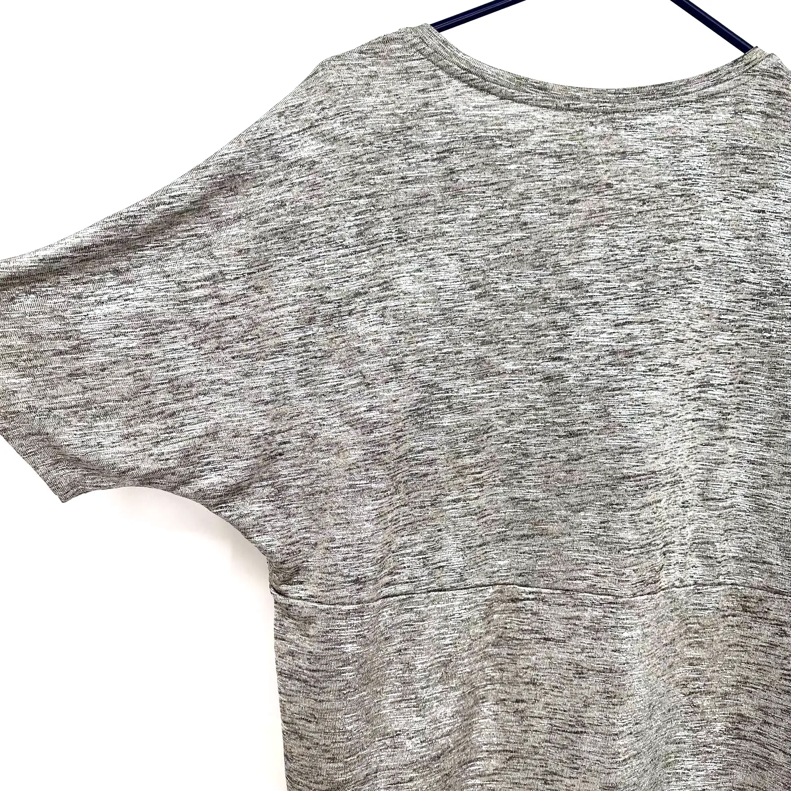 by Anthropologie size‎ XS short sleeve blouse gray metallic - Image 3
