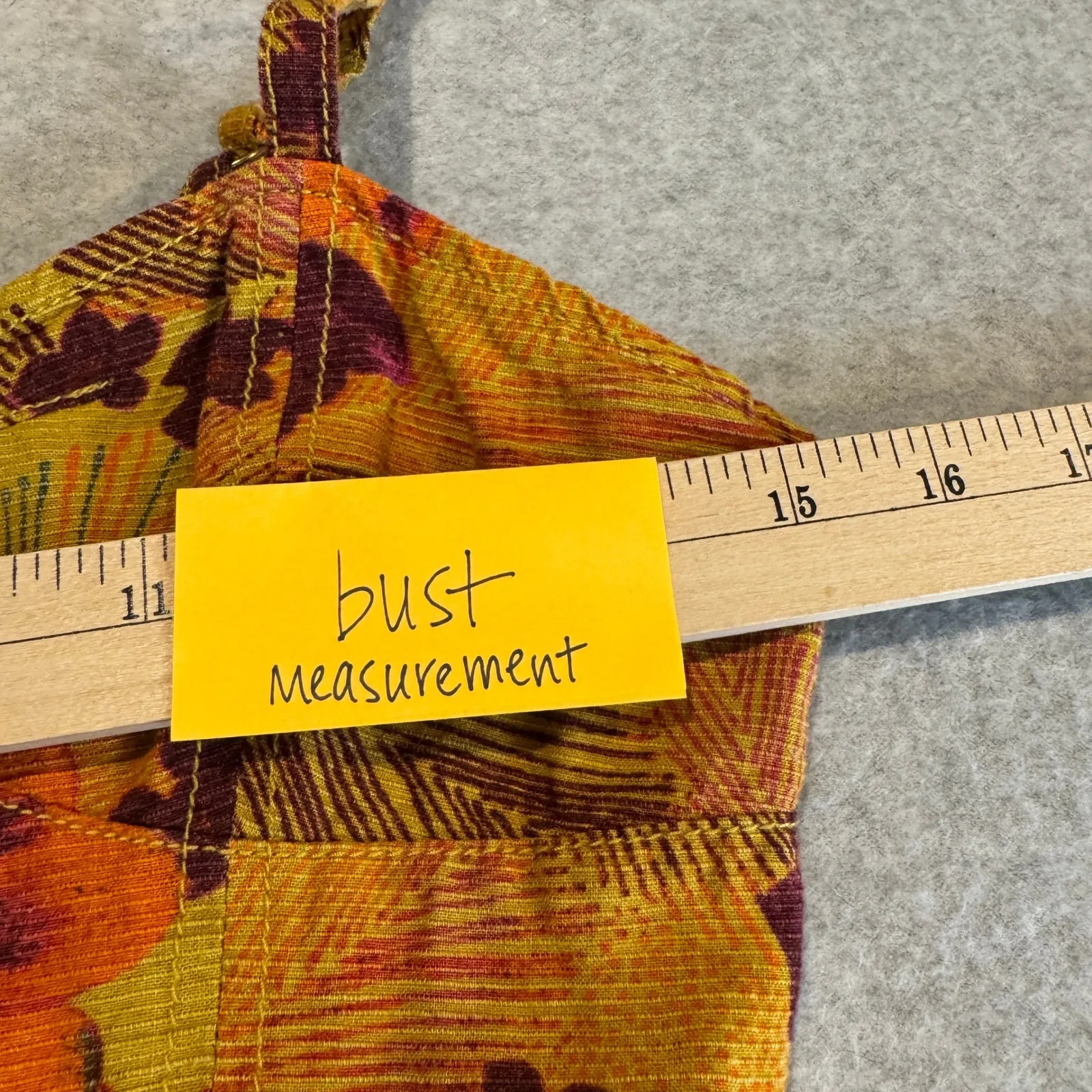 Urban Outfitters Floral Print Mini Dress Cutout Back Sundress Size M - Image 16