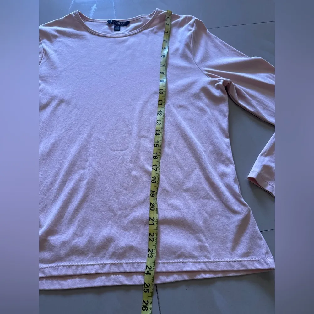 Ralph Lauren Black Label Pullover Sweater XL Long Sleeve Elastane Light Pink - Image 13