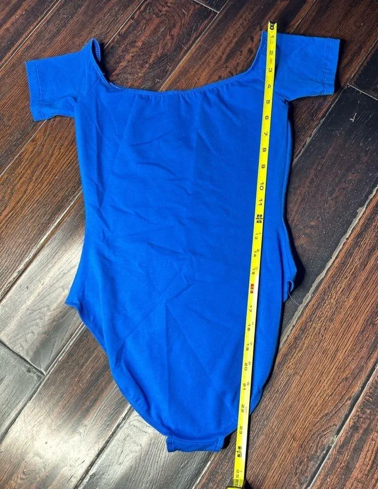 Short sleeve off the shoulder bodysuit Los Angeles Apparel basic summer - Image 2