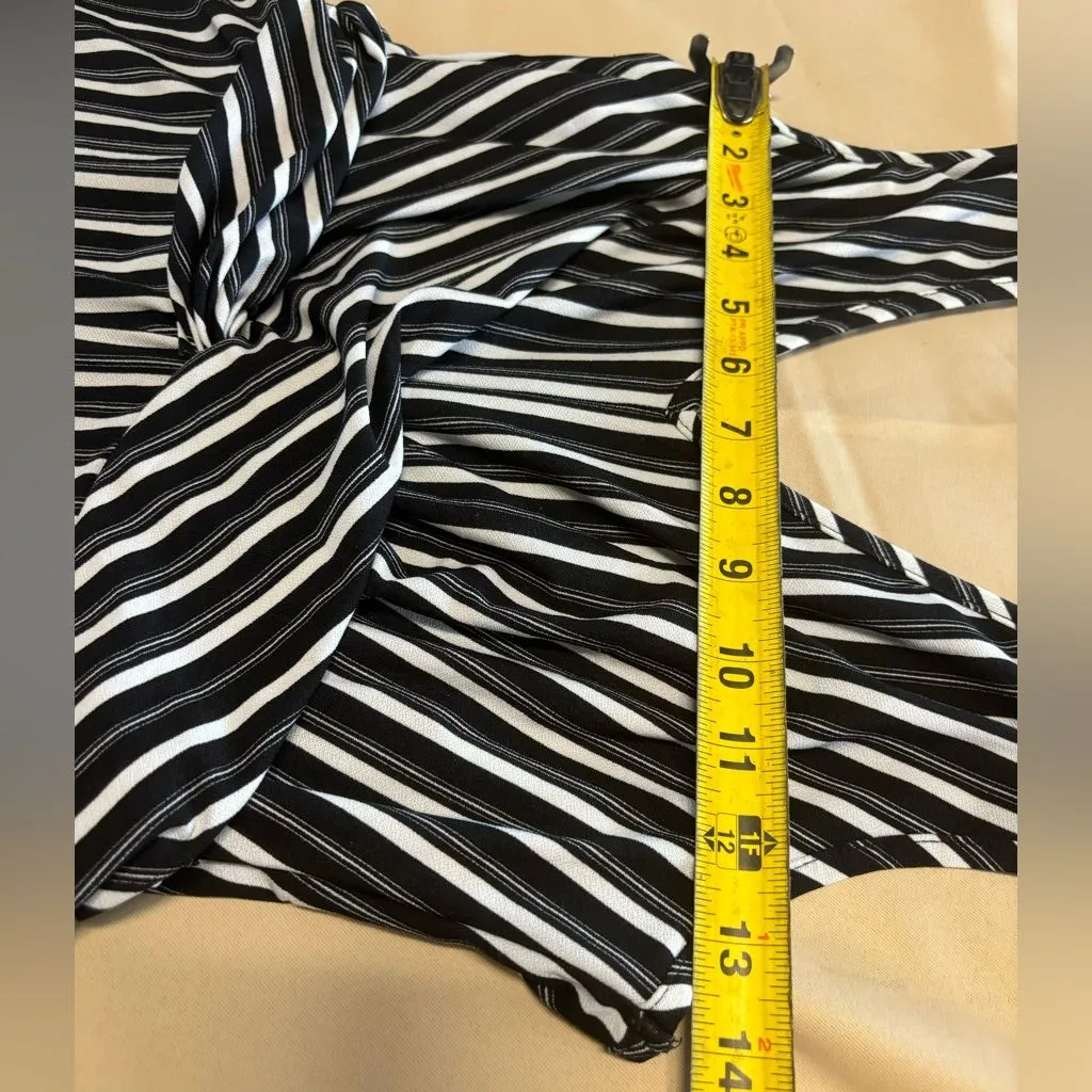 Candies Black & White Striped Knee-Length‎ Dress - Image 7