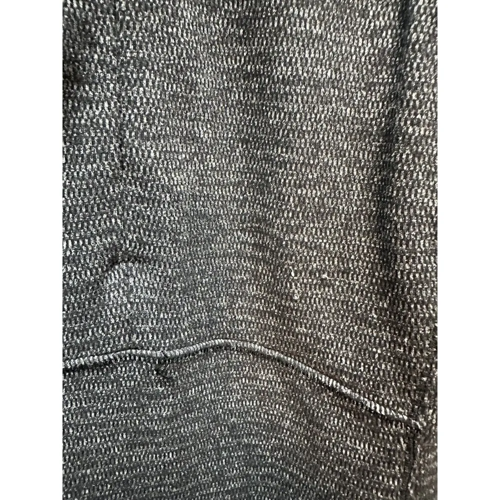 Lululemon Runderful 1/2 Zip Mini Check Pique Heathered Black Gray Pullover Sz.10 - Image 10