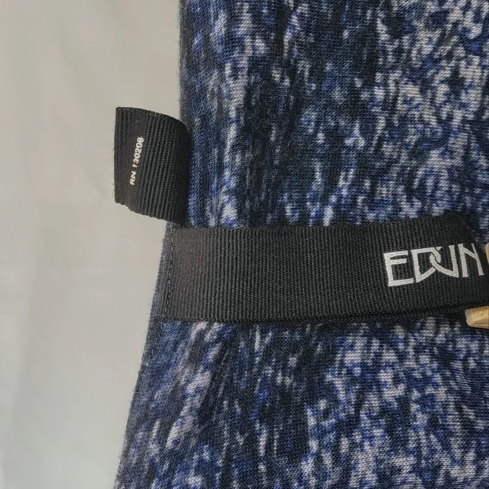 Edin sleeveless two toned draped cowl neck slip midi dress size small Blue - Image 8