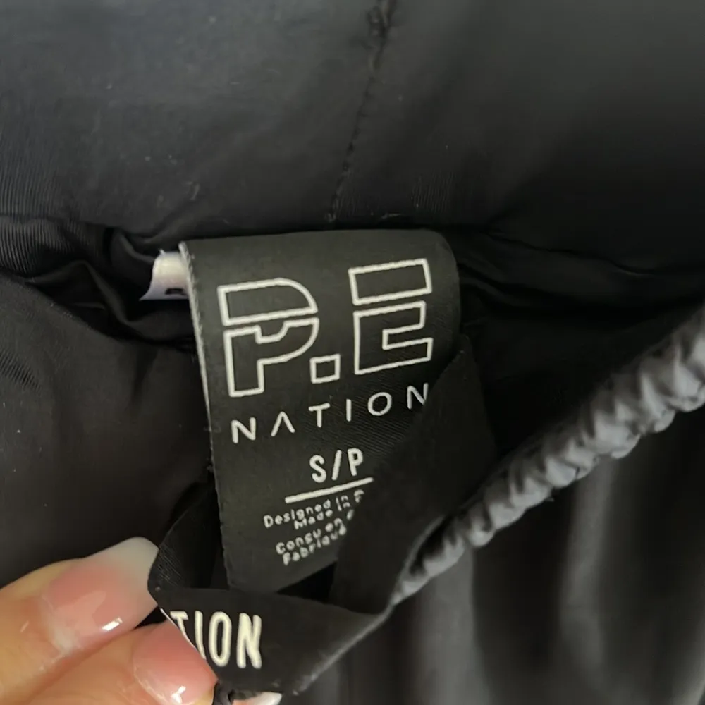 PE Nation In Goal Short Black Pink Gold Athleisure Activewear Sporty Pull On S - Image 6