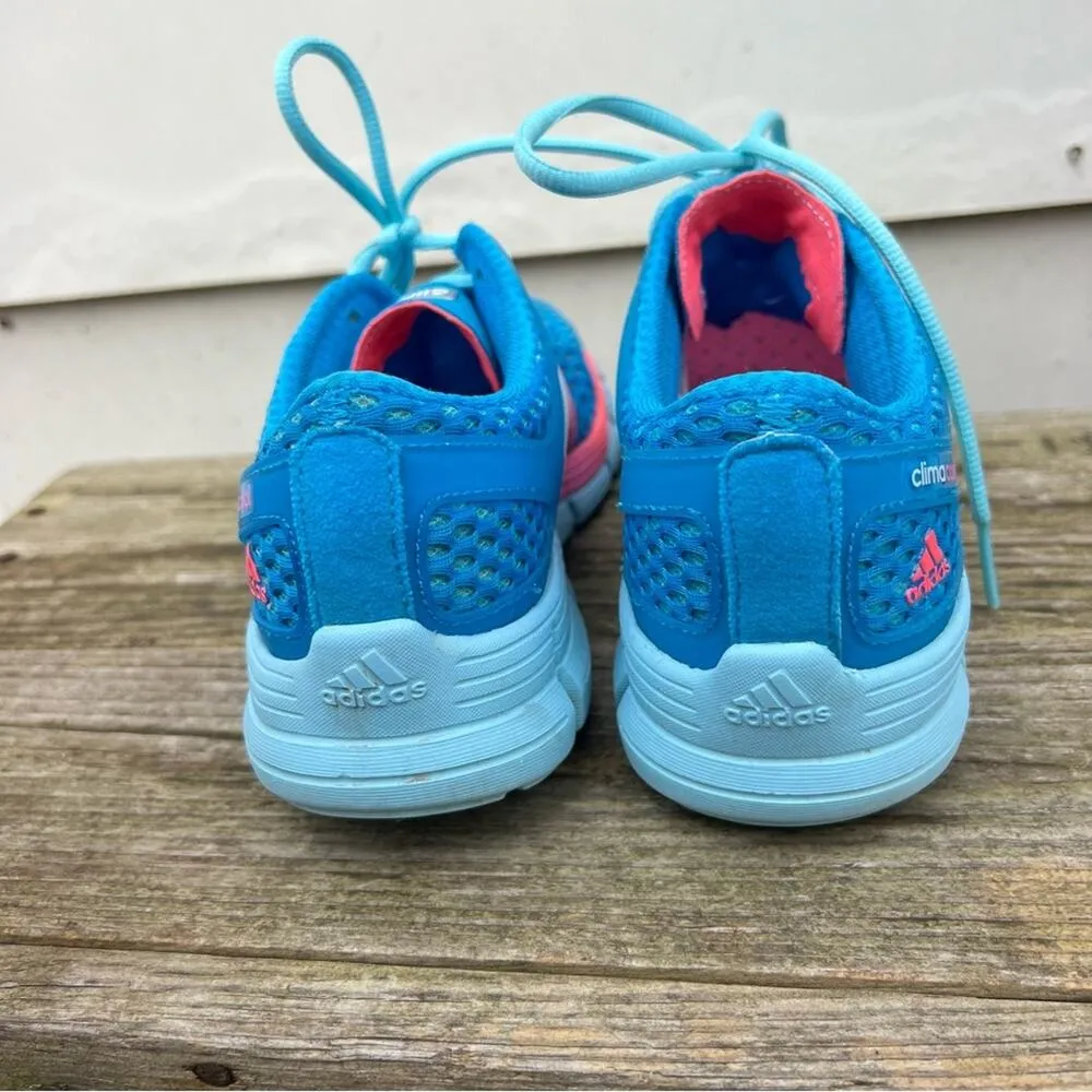 Adidas Women's ClimaCool Crazy Running Shoes Solar Blue/White/Pink C76437 Size 9 - Image 5
