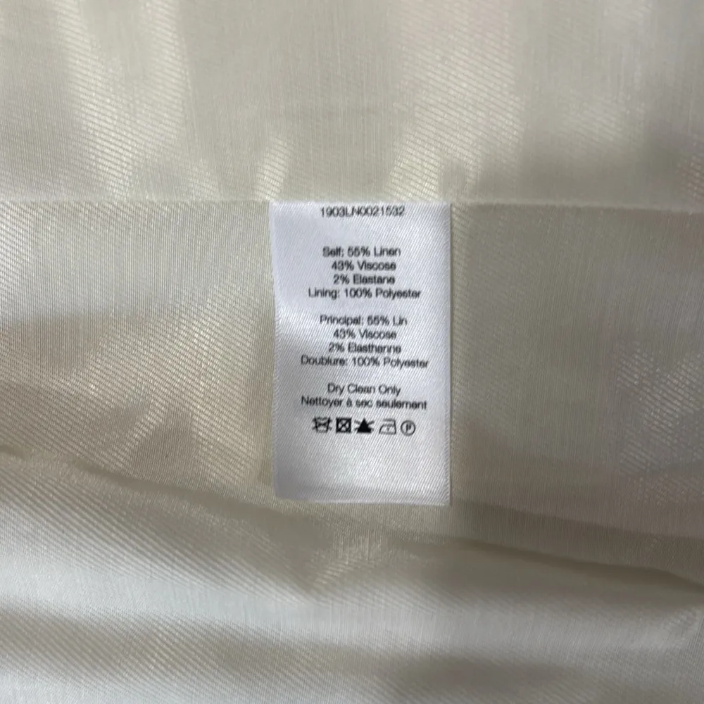 Veronica Beard Gaya Dickey Linen Blend Jacket - Image 7