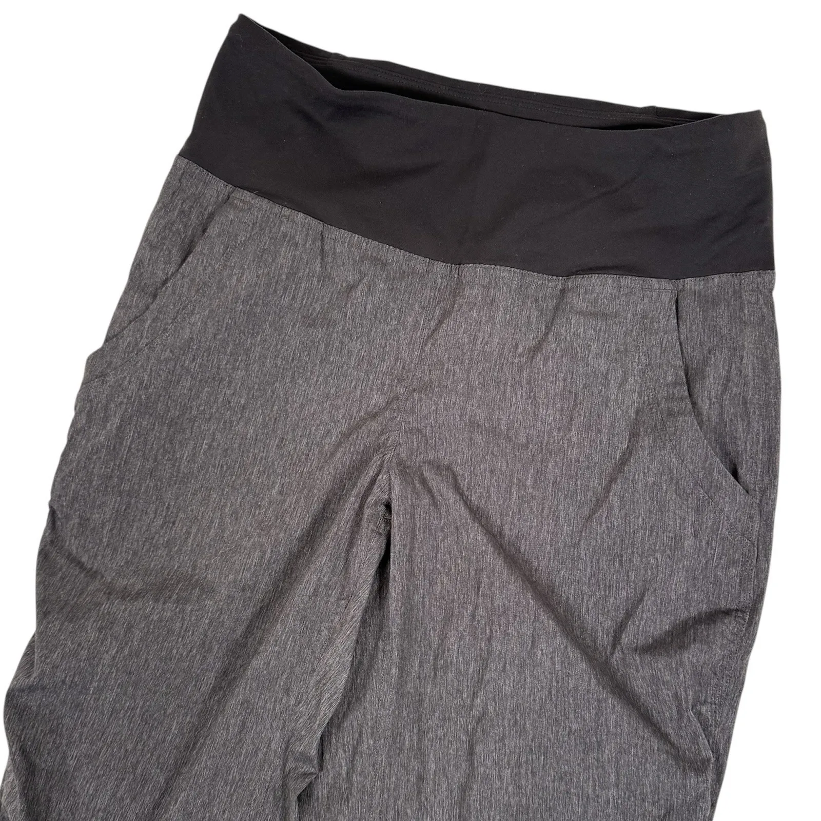 Prana Summit Jogger Pants Womens Small Black Gray Heathered 1963671 Hiking Yoga - Image 2